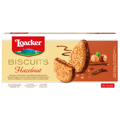  Loacker Biscuits Hazelnut 100g 