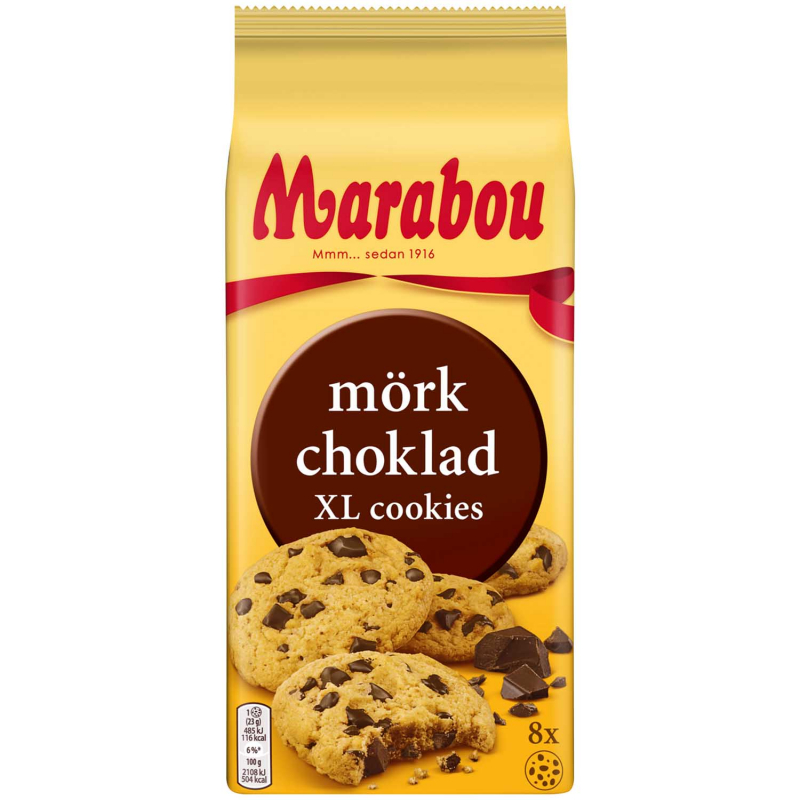  Marabou Mörkchoklad XL Cookies 8er 