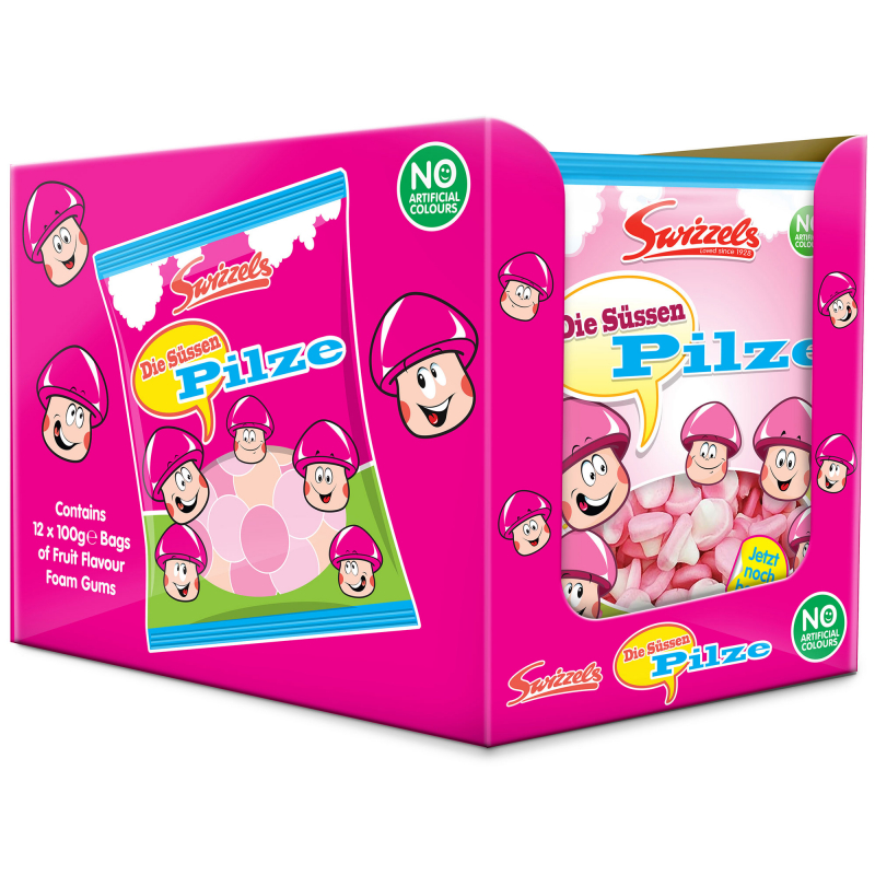  Swizzels Die Süssen Pilze 100g 