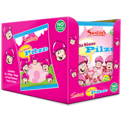  Swizzels Die Süssen Pilze 100g 