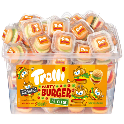  Trolli Party Burger Minis 60x10g 