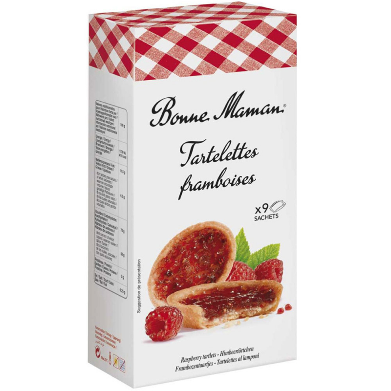  Bonne Maman Tartelettes framboises 135g 