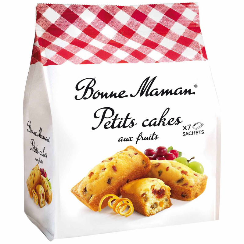  Bonne Maman Petits cakes aux fruits 210g 