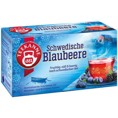  Teekanne Schwedische Blaubeere 20er 