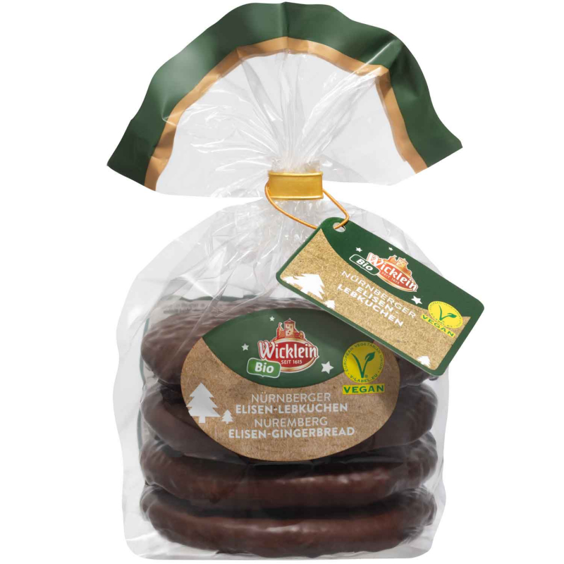  Wicklein Bio Nürnberger Elisen-Lebkuchen vegan 275g 