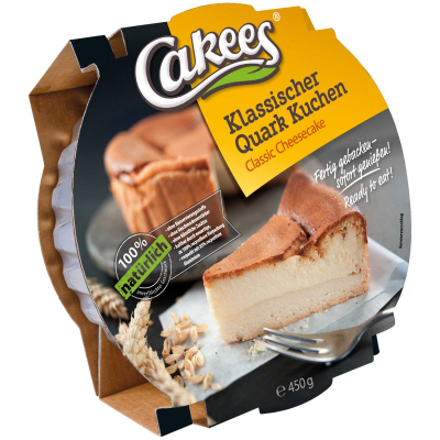  Cakees Klassischer Quarkkuchen 450g 