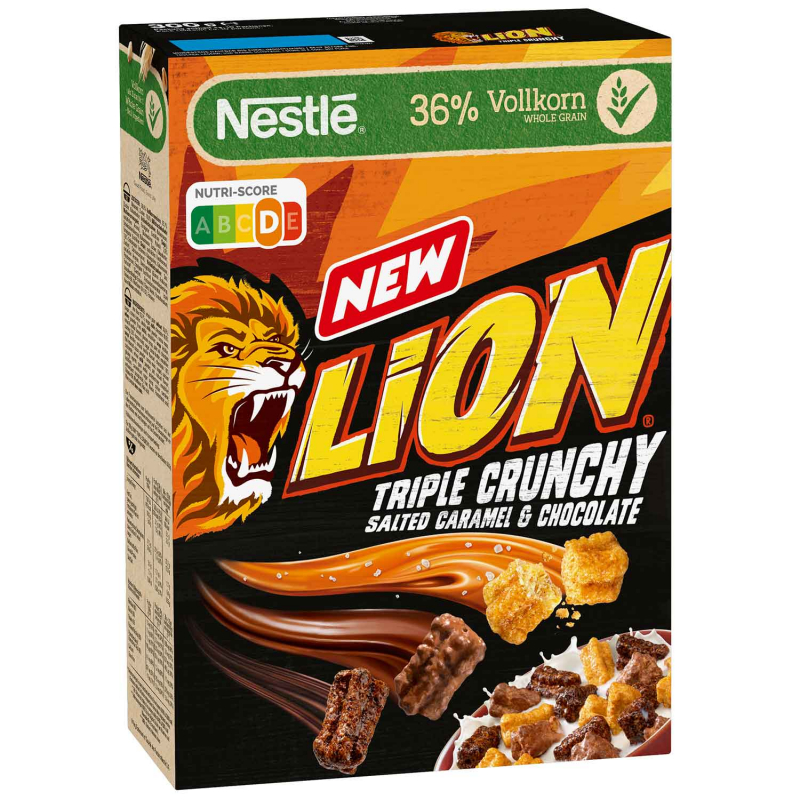  Lion Cereals Triple Crunchy Salted Caramel & Chocolate 300g 