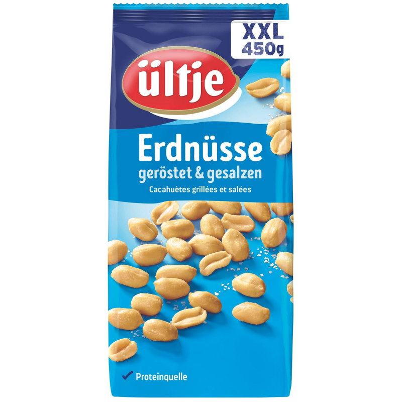  ültje Erdnüsse geröstet & gesalzen 450g 