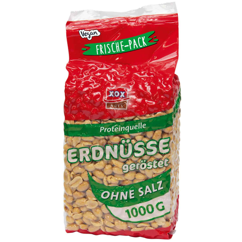  XOX Erdnüsse ungesalzen 1kg 