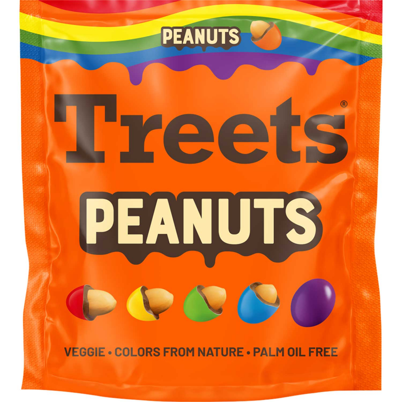  Treets Peanuts Rainbow Edition 250g 