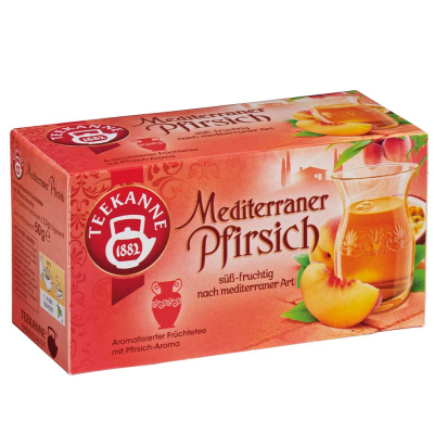  Teekanne Mediterraner Pfirsich 20er 