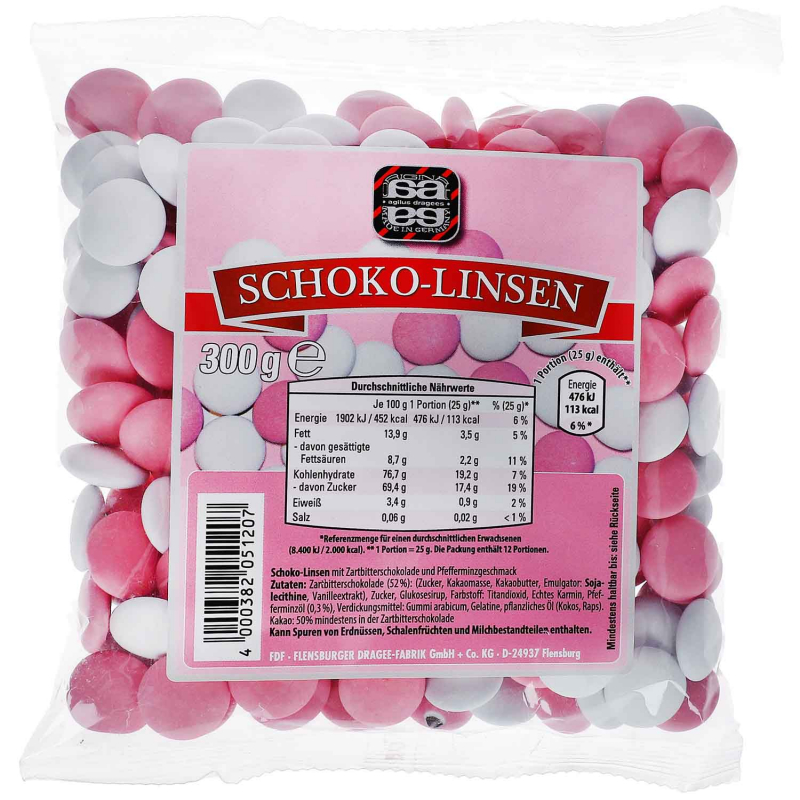  agilus dragees Schoko-Linsen 300g 