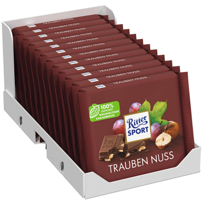  Ritter Sport Trauben Nuss 100g 