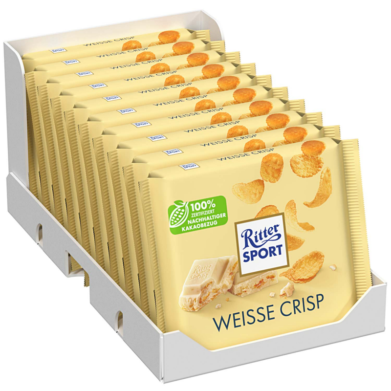  Ritter Sport Weisse Crisp 100g 