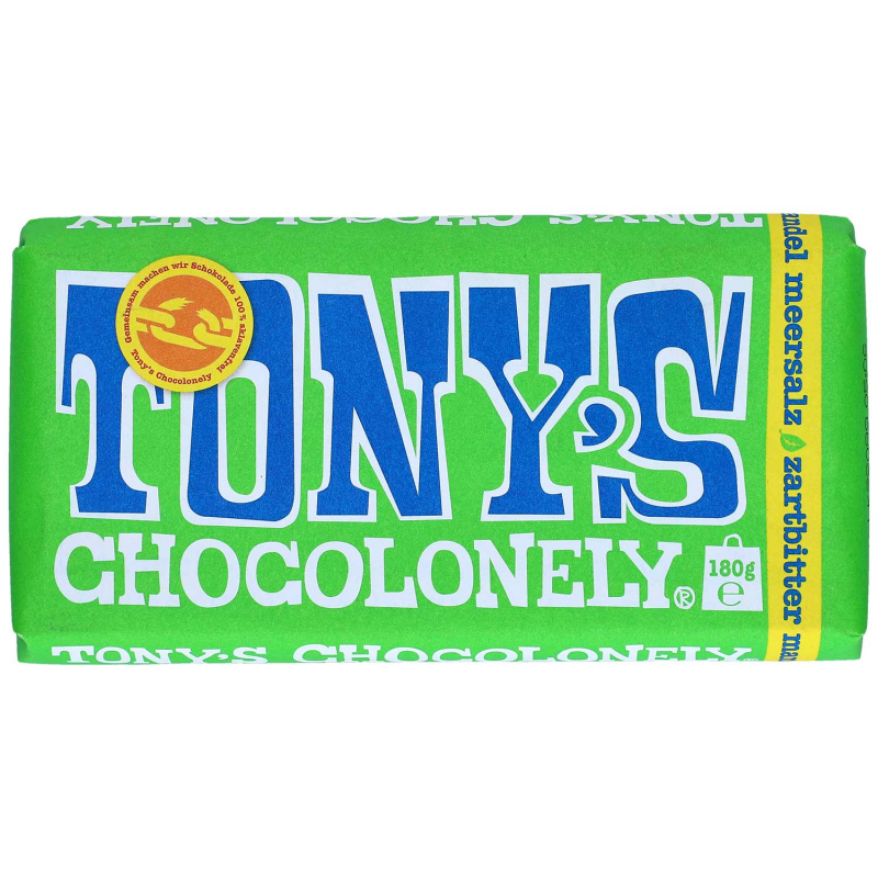  Tony's Chocolonely Zartbitter Mandel Meersalz 180g 