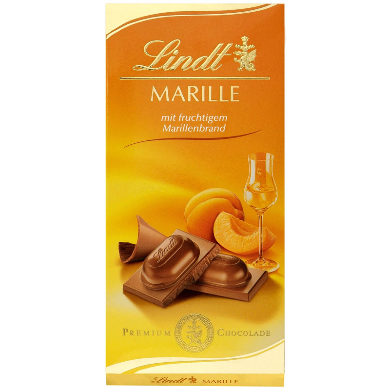  Lindt Marille Vollmilch Tafel 100g 