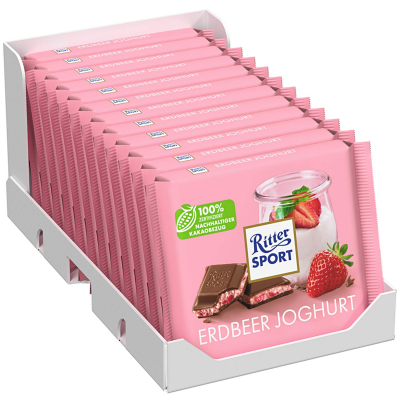  Ritter Sport Erdbeer Joghurt 100g 