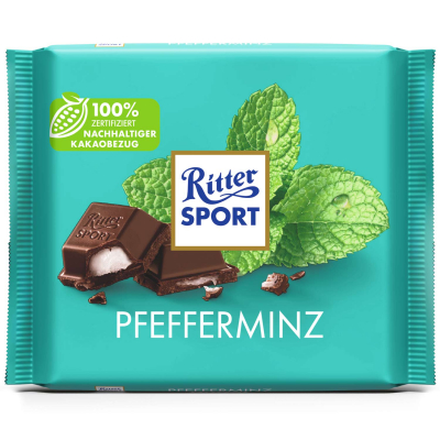  Ritter Sport Pfefferminz 100g 