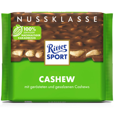  Ritter Sport Nuss-Klasse Cashew 100g 