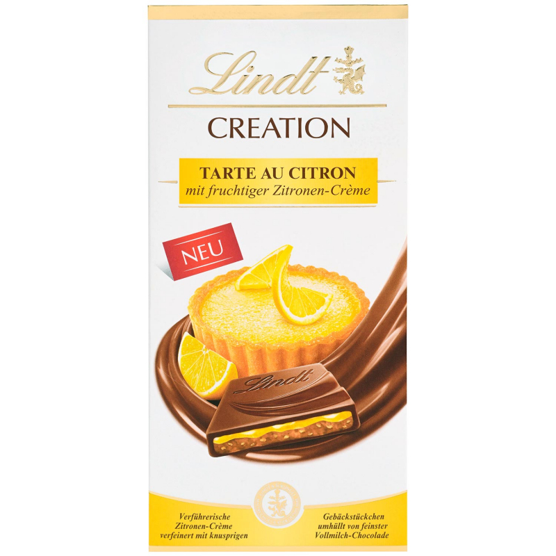  Lindt Creation Tarte au Citron Vollmilch Tafel 150g 