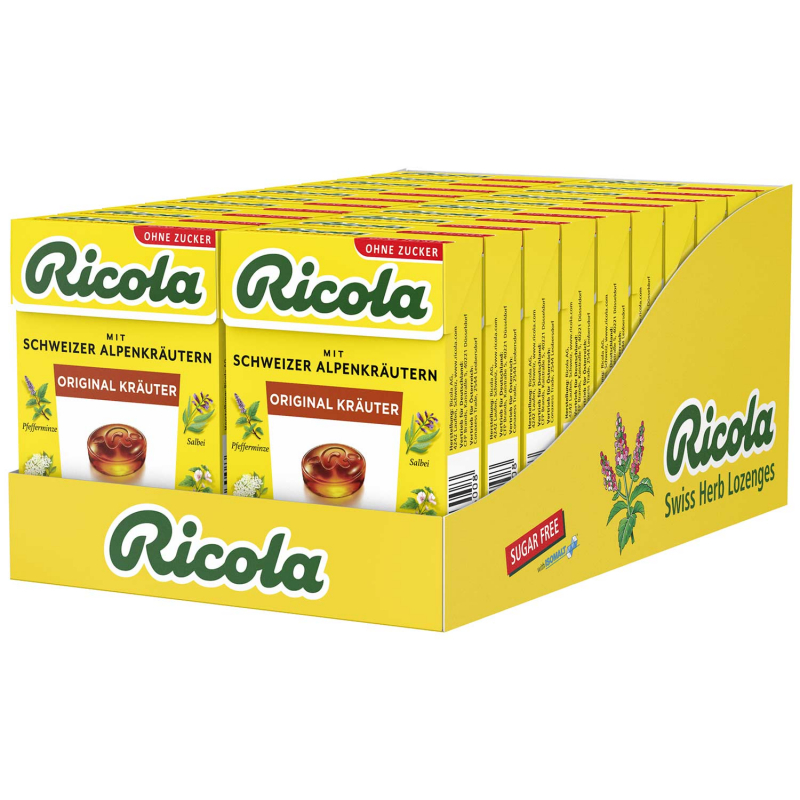  Ricola Original Kräuter ohne Zucker 50g 