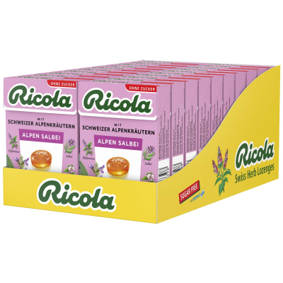  Ricola Alpen Salbei ohne Zucker 50g 