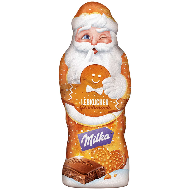  Milka Weihnachtsmann Lebkuchen Geschmack 100g 