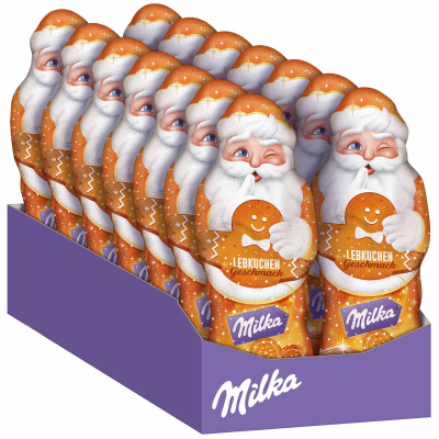  Milka Weihnachtsmann Lebkuchen Geschmack 100g 