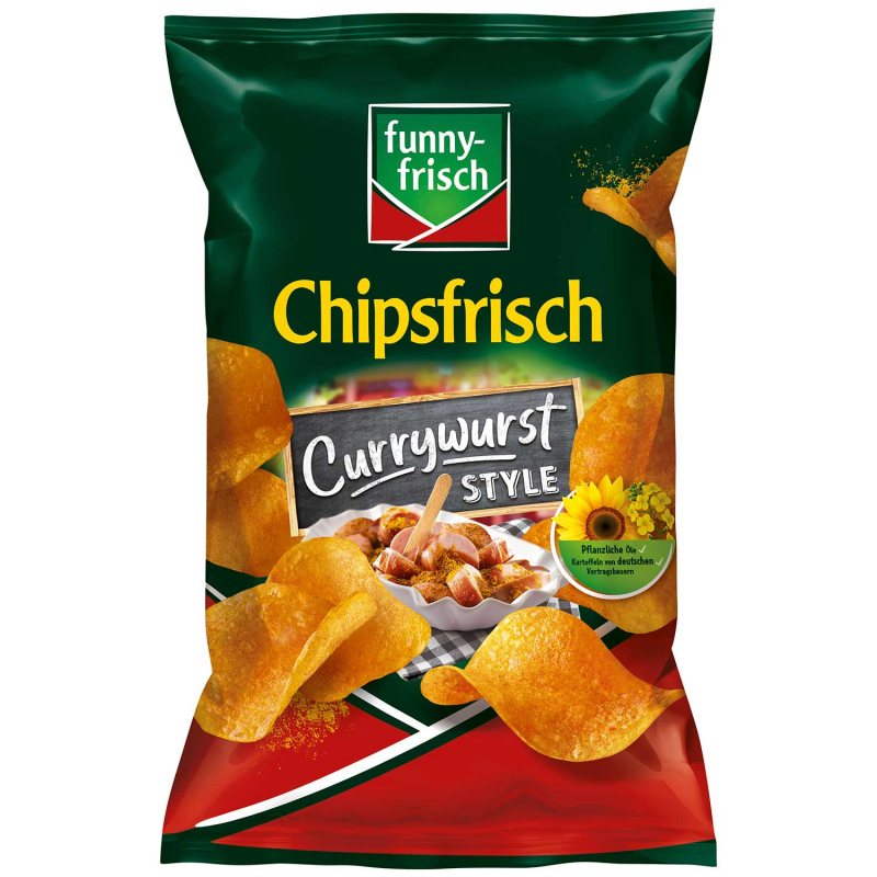  funny-frisch Chipsfrisch Currywurst Style 150g 