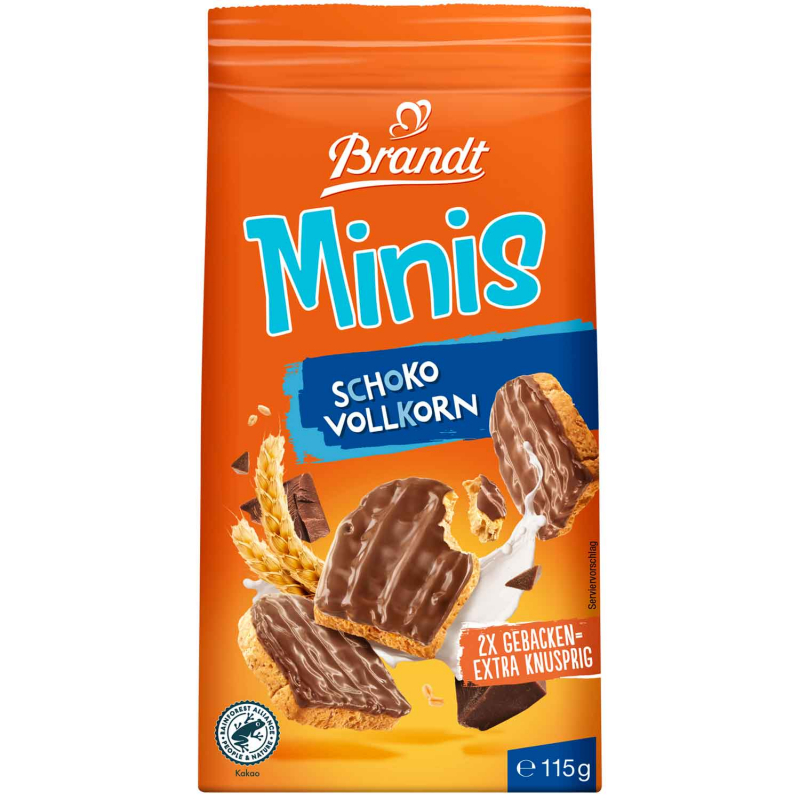  Brandt Minis Schoko Vollkorn 115g 