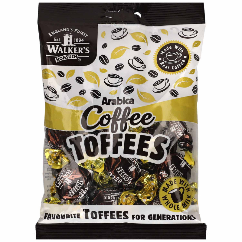  Walker's Nonsuch Arabica Coffee Toffees 150g 