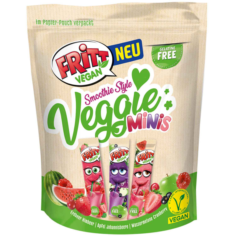  Fritt Vegan Smoothie Style Veggie Minis Mix 135g 