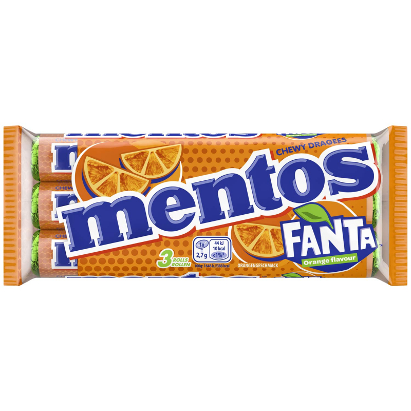  mentos Fanta Orange 3x37,5g 