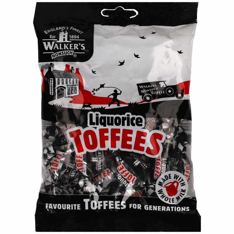  Walker's Nonsuch Liquorice Toffees 150g 