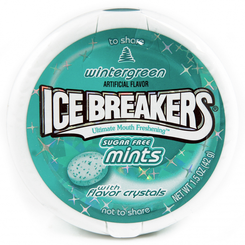  Ice Breakers Mints Wintergreen sugarfree 42g 