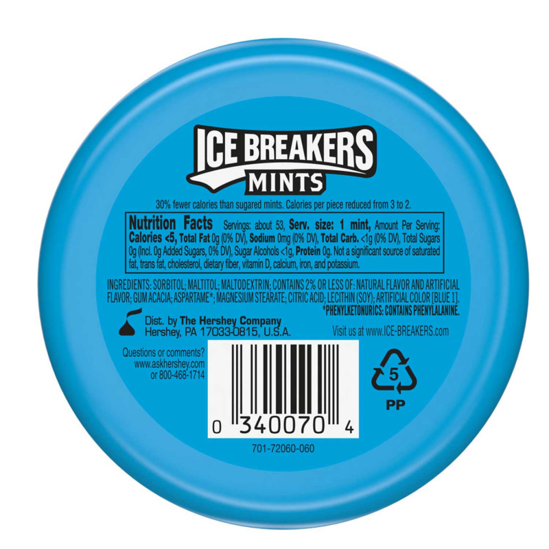  Ice Breakers Mints Coolmint sugarfree 42g 