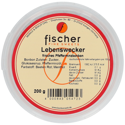  fischer Fine Sweets Lebenswecker 200g 