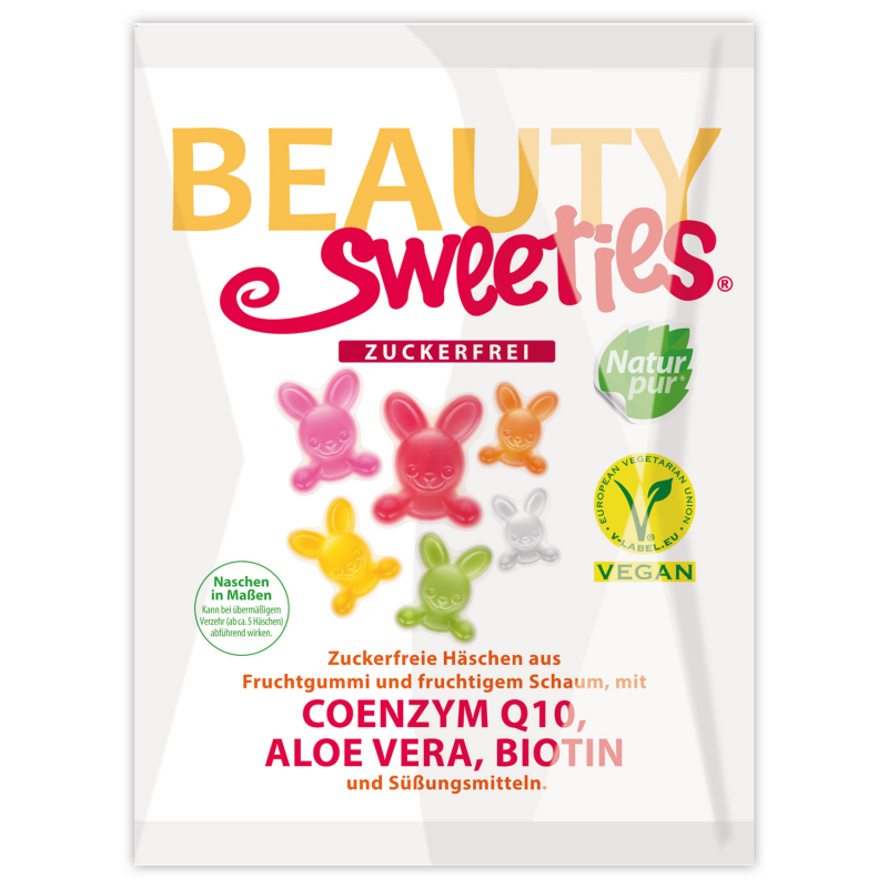  BeautySweeties Zuckerfreie Häschen 125g 