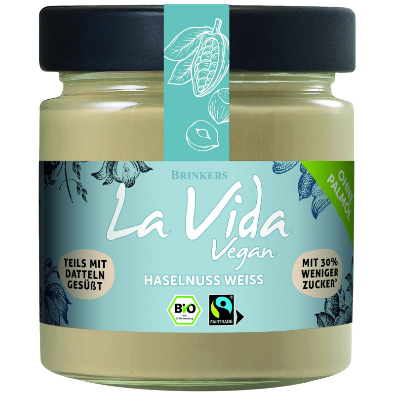  La Vida Vegan Haselnuss Weiss Bio 200g 