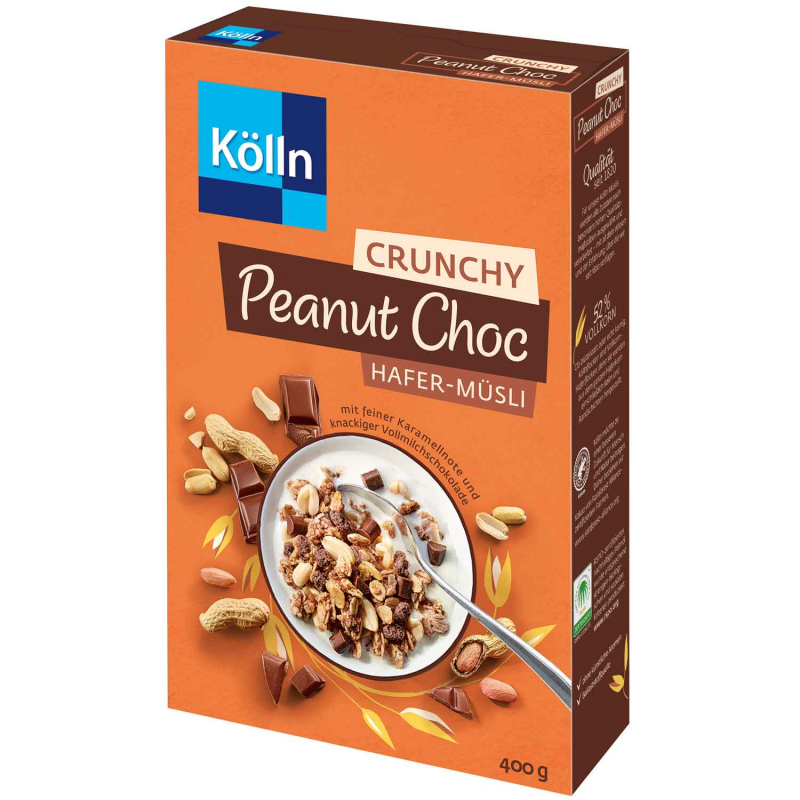  Kölln Hafer-Müsli Crunchy Peanut Choc 400g 