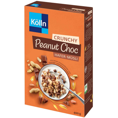  Kölln Hafer-Müsli Crunchy Peanut Choc 400g 