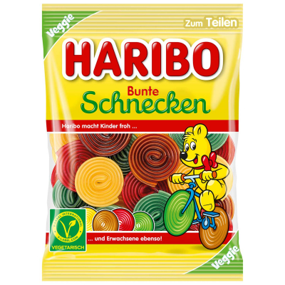  Haribo Bunte Schnecken vegetarisch 160g 