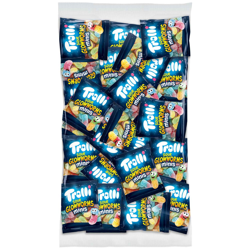  Trolli Saure Glühwürmchen minis 100x10g 