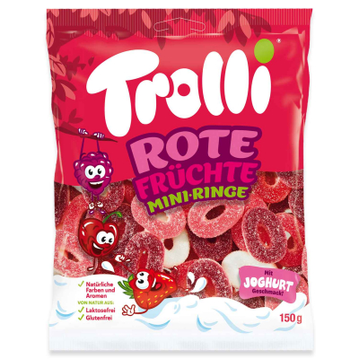  Trolli Rote Früchte Mini-Ringe 150g 