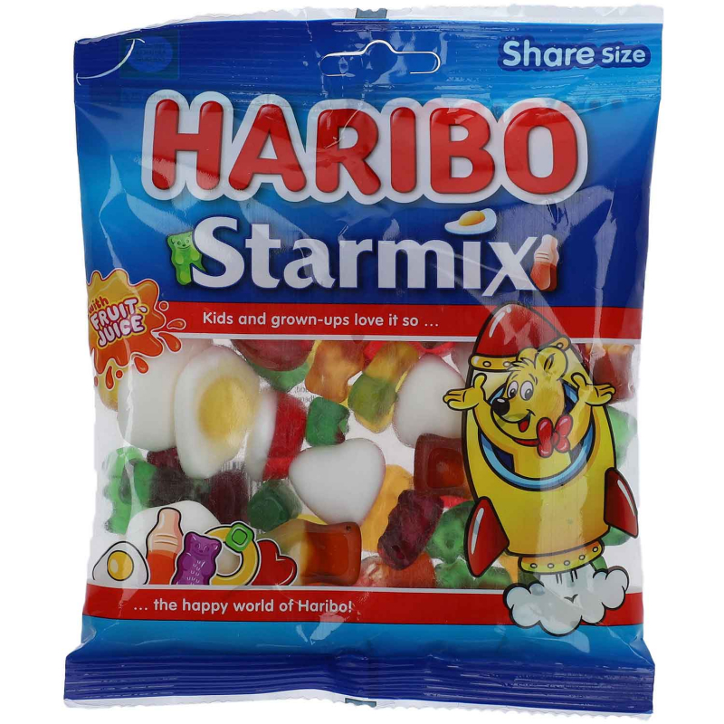  Haribo Starmix with Fruitjuice 160g 