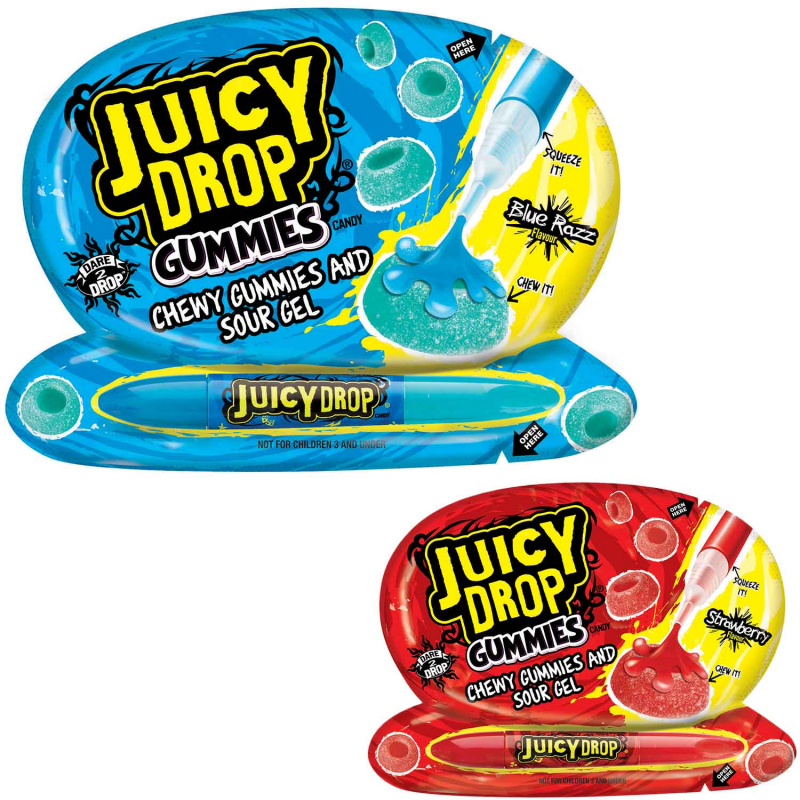  Bazooka Juicy Drop Gummies 57g 