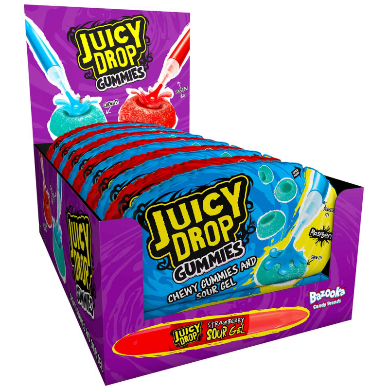  Bazooka Juicy Drop Gummies 57g 