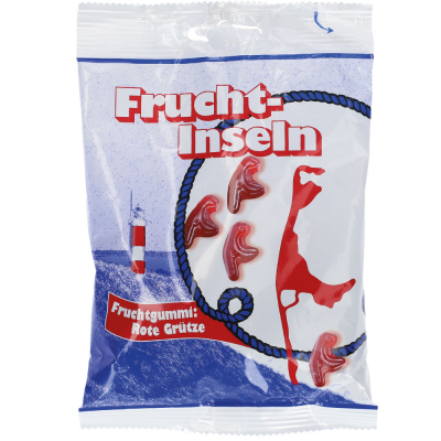  Echt Sylter Brisen-Klömbjes Frucht-Inseln Rote Grütze 175g 