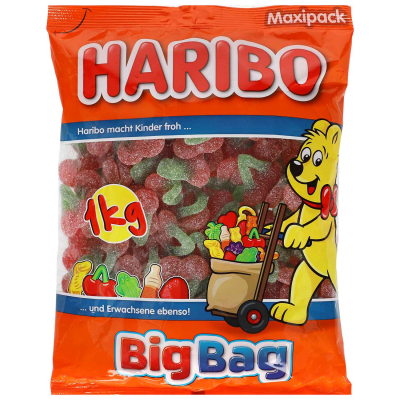  Haribo Happy Cherries FIZZ 1kg 