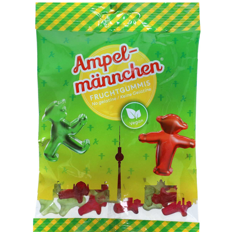  Ampelmännchen Fruchtgummis Vegan 125g 